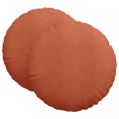 Poduszki na siedziska 2 pcs Czerwono-pomarańczowy ? 80 cm