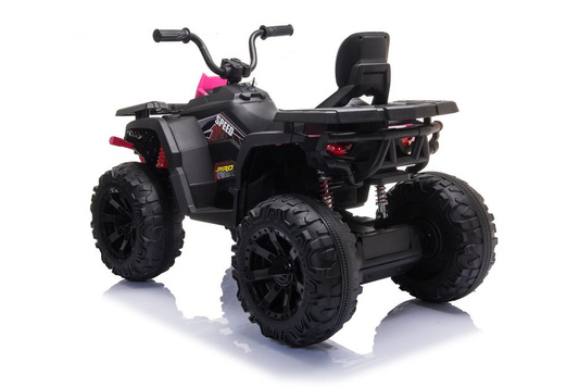 Quad Pojazd Na Akumulator JC333 Światła LED MP3 Różowy