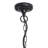 Lampa wisząca Zewnętrzna klasyczna czarna IP44 Abruzzo Castelo