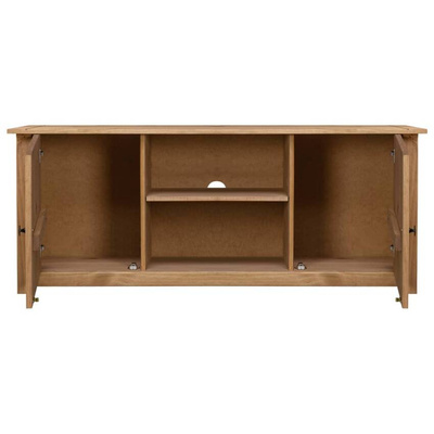 vidaXL Szafka pod TV, 120x40x50 cm, lita sosna, seria Panama