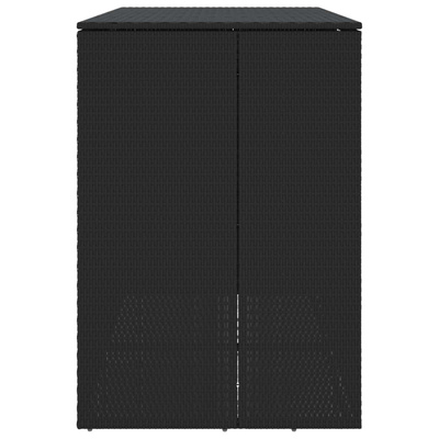 Pojemnik na śmieci 2 pcs Czarny 130 x 80 x 115 cm Polietylen