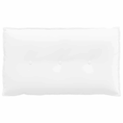 Poduszka na plecy Biały 80 x 19 x 50 cm tkanina