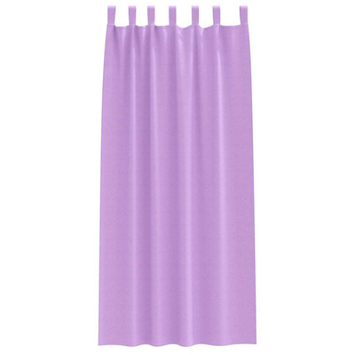 Firany blackout z kółkami 2 pcs Fioletowy 260 x 140 cm