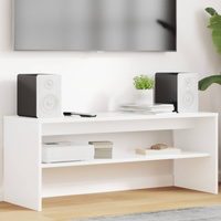 Szafka pod telewizor 100 x 35 x 40 cm Biały Drewno inżynieryjne