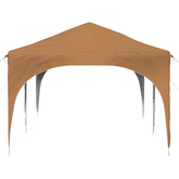 Namiot imprezowy rozkładany 575 x 288 x 245 cm Beżowy