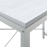 vidaXL Biurko komputerowe, białe 110x72x70 cm, materiał drewnopochodny