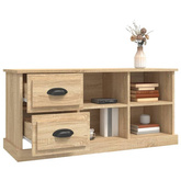 vidaXL Szafka pod TV, kolor dąb sonoma, 102x35,5x47,5 cm