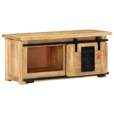 vidaXL Szafka pod TV, 90x35x40 cm, lite drewno mango