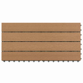 Płytka Tarasowa 6 pcs Brązowy 60 x 30 cm