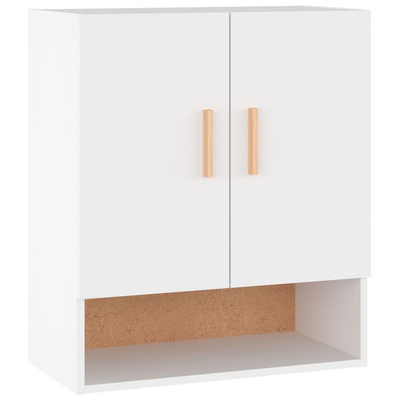 Szafka wisząca, biała, 60x31x70 cm, materiał drewnopochodny vidaXL