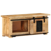 vidaXL Szafka pod TV, 90x35x40 cm, lite drewno mango
