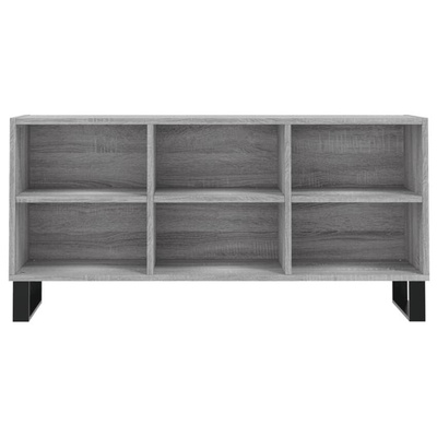 vidaXL Szafka pod TV, szary dąb sonoma, 103,5x30x50 cm