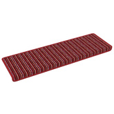 Samoprzylepne maty na schody 15 pcs Czerwony 65 x 21 x 4 cm