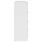 Komoda Biała 100x35x99 cm Drewno klejone