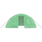 Szklarnia ze stalową ramą, zielona, 10 m?, 5x2x2,3 m