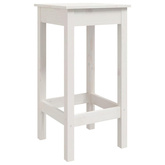 9-cz. zestaw mebli barowych do ogrodu, biały, drewno sosnowe