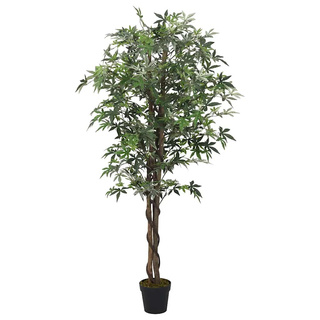 Sztuczny klon, 224 liście, 80 cm, zielony