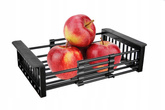 Koszyk stalowy czarny black mat