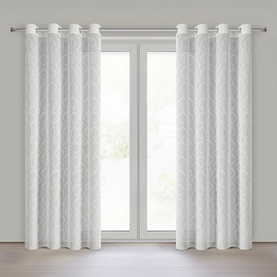 Firana Raya biała 140x250