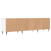 vidaXL Szafka pod TV, biała, 150x30x44,5 cm, materiał drewnopochodny wariant 5