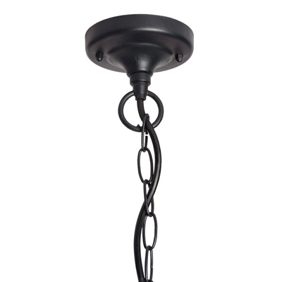 Lampa wisząca Zewnętrzna klasyczna czarna IP44 Abruzzo Castelo