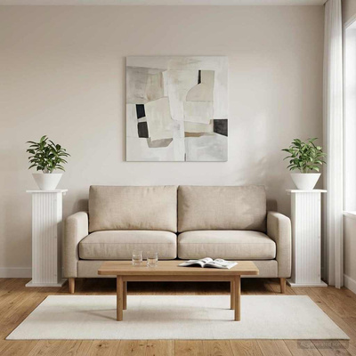 Stojak na rośliny 2 pcs Biały 30,5 x 30 x 80,5 cm