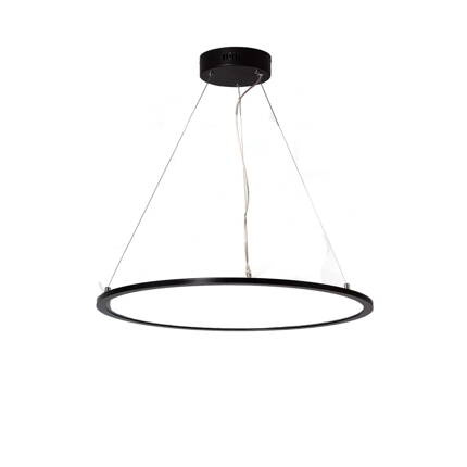 Lampa Biurowa Wisząca okragła Panel LED 36W Czarna Ramka Abruzzo Biuro