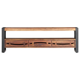 vidaXL Szafka pod TV, 140 x 30 x 45 cm, lite drewno akacjowe