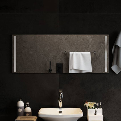vidaXL Lustro łazienkowe z LED, 100x40 cm