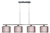 Lampa wisząca z abażurami Piano biała do salonu klasyczna