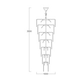 18006-69-CHR LUXE LAMPA WISZĄCA CHROM/CHROME