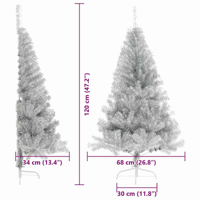 Sztuczna choinka z oświetleniem na Boże Narodzenie 120 cm PET