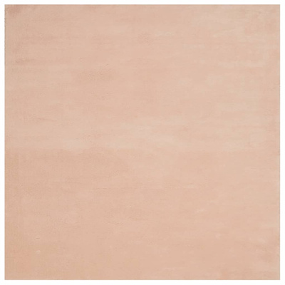 vidaXL Dywan HUARTE z krótkim włosiem, różowy, 240x240 cm