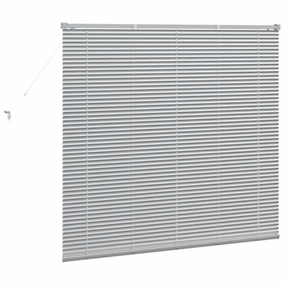 Żaluzje weneckie Srebrny 130 x 145 cm Aluminium