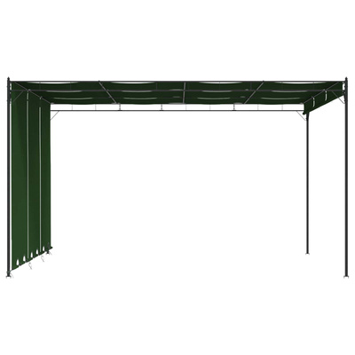 Altana 4 x 3 x 2,3 m zielony Poliester i Stal