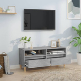 Szafka pod TV, szarość betonu, 100x34,5x44,5 cm vidaXL