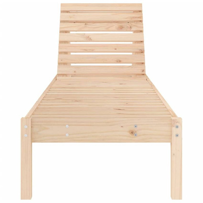 vidaXL Leżaki, 2 szt., 199,5x60x74 cm, drewno sosnowe
