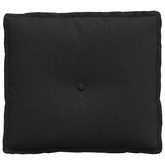 Poduszka na plecy Czarny 50 x 19 x 45 cm tkanina
