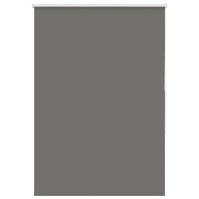 Roleta zaciemniająca szara 90x130 cm Szerokość tkaniny 85,7 cm
