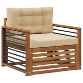 Sofa na zewnątrz Lite drewno akacjowe i poliester