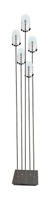 Lampa podłogowa chromowa mat 5xG4 Luxor 54-02818