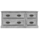 vidaXL Szafka pod TV, szarość betonu, 100x35,5x45 cm
