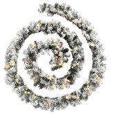 Girlanda świąteczna z diodami LED, zielona, 5 m, PVC