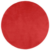 vidaXL Dywan OVIEDO z krótkim włosiem, czerwony, Ø 120 cm