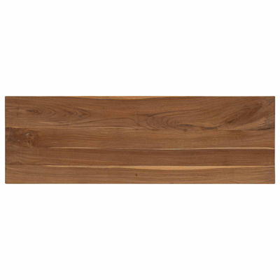 Konsola naturalny 110 x 35 x 75 cm Lite drewno teakowe