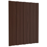 Panel dachowy 36 pcs brązowy 60 x 45 cm Stal galwanizowana