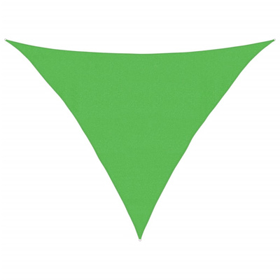Żagiel przeciwsłoneczny, 160 g/m?, jasnozielony, 4x4x5,8 m, HDPE