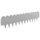 Krawężnik do trawnika 30 szt. 103 x 25 cm Stal Rdzawy