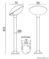 Lampa ogrodowa stojąca TAO 2