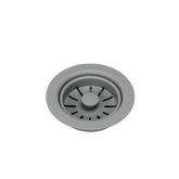Odpływ zatyczkowy 3 1/2" z syfonem 1-komorowy Power Colour silver stone (GRANIT-pionowy), save space (12PB3-P2A-GR)